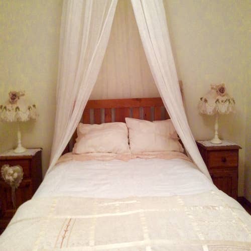 Eastern Sunrise Lace And Linens Inc. - Wholesale Sheet Set - Luxurious Battenburg Lace Sheet Set Victorian Bedding(Queen)4