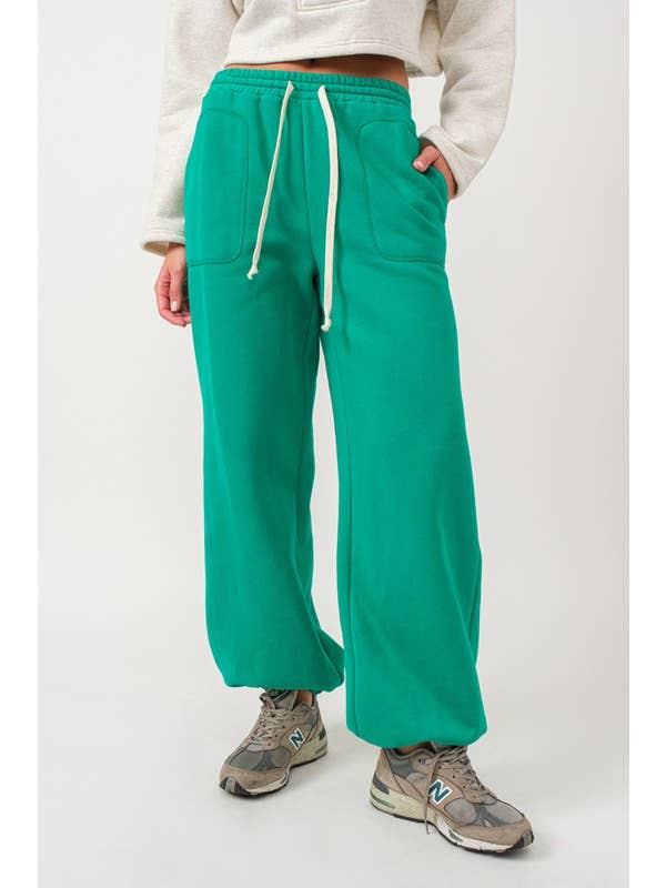 Papermoon - Wholesale Athletic Sweatpants/Joggers - Women's - PP17524 - Selah Wide Jogger Pants