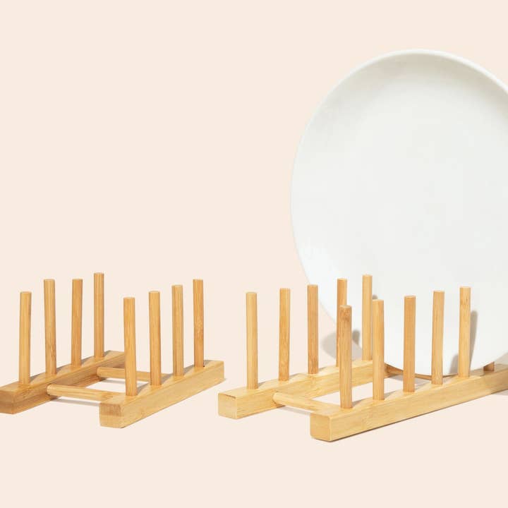 Bamboo Peg Drying Rack | Swedish Cloth Retail Display for wholesale by Bamboo Switch