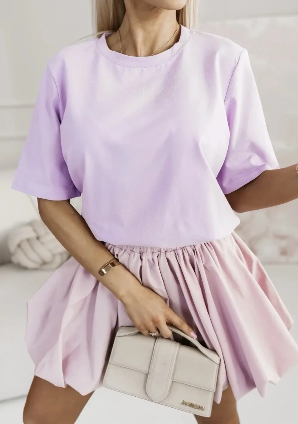 ESTEE BROWN - Wholesale T-Shirt - Women's - Large basic plain T-shirt - 2206U11