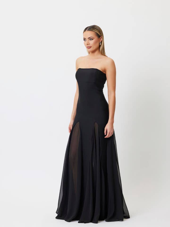 Bianca and Bridget - Wholesale Dress – Women's - Mae Maxi Dress Black4