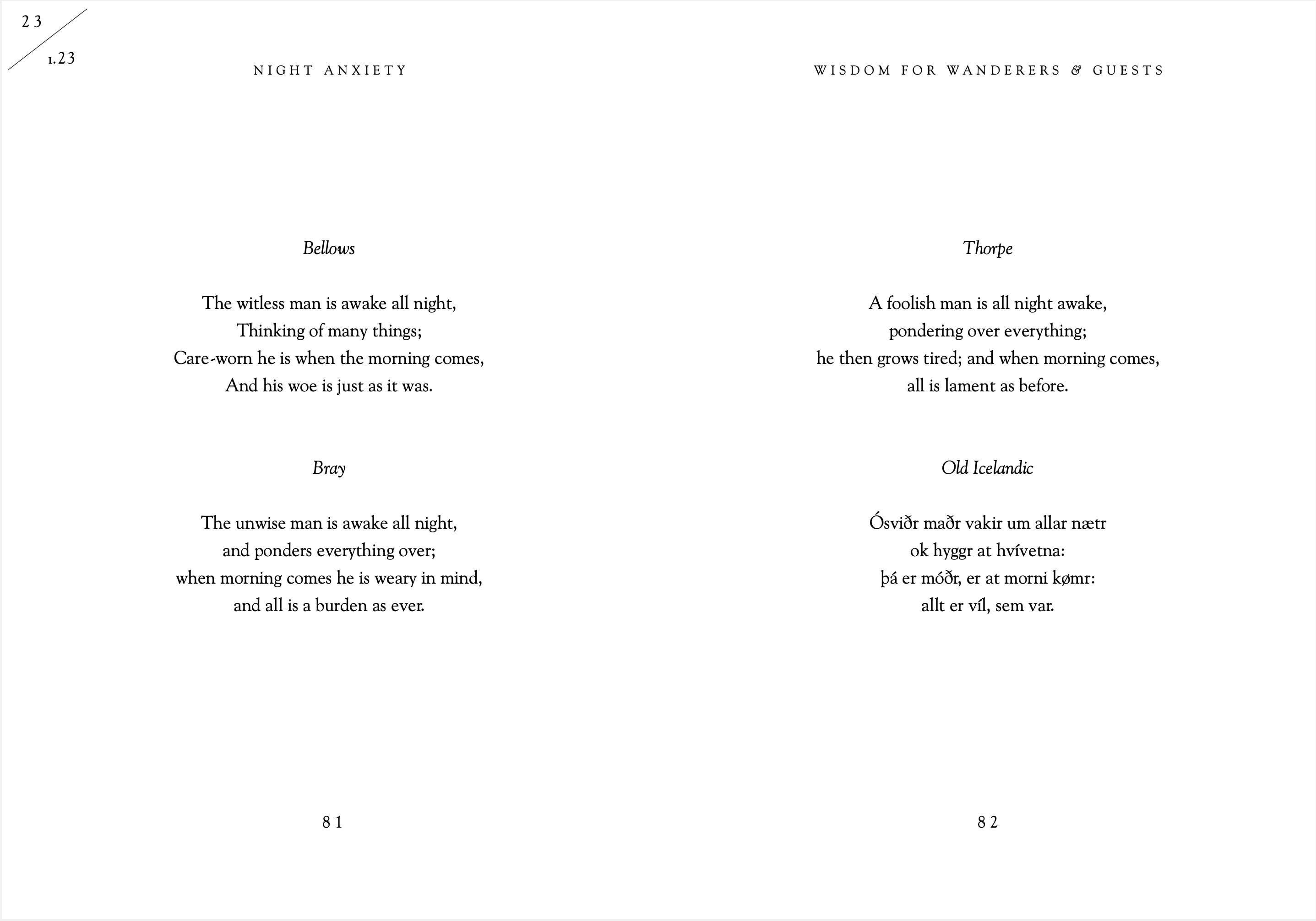 Hyldyr - Wholesale Poetry & Drama - The Comparative Hávamál8