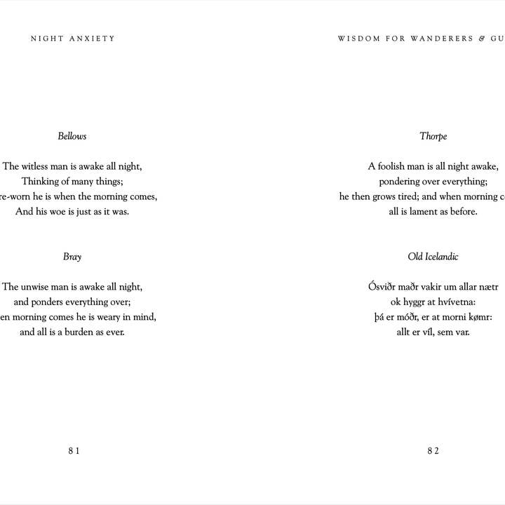 Hyldyr - Wholesale Poetry & Drama - The Comparative Hávamál8