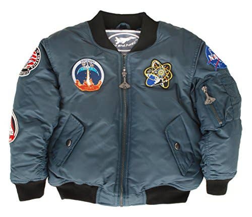 Up And Away - Wholesale Jacket - Kids - Space Shuttle Jacket - Blue