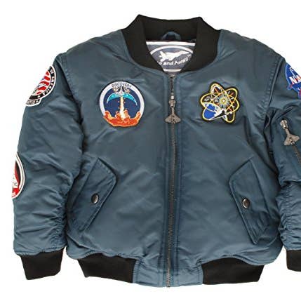 Up And Away - Wholesale Jacket - Kids - Space Shuttle Jacket - Blue0