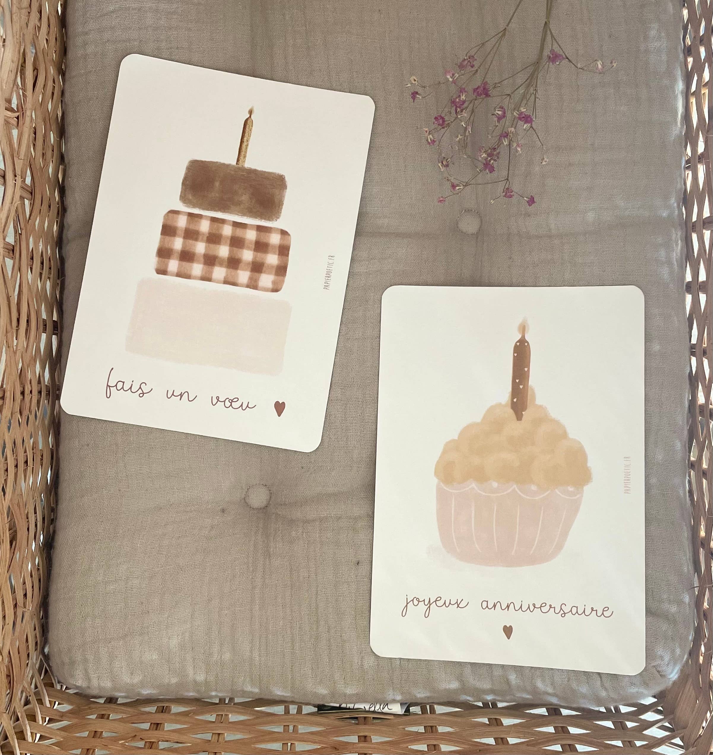 Papier Poetic - Wholesale Birthday Card - Postcard / Card "Brioche Birthday"1