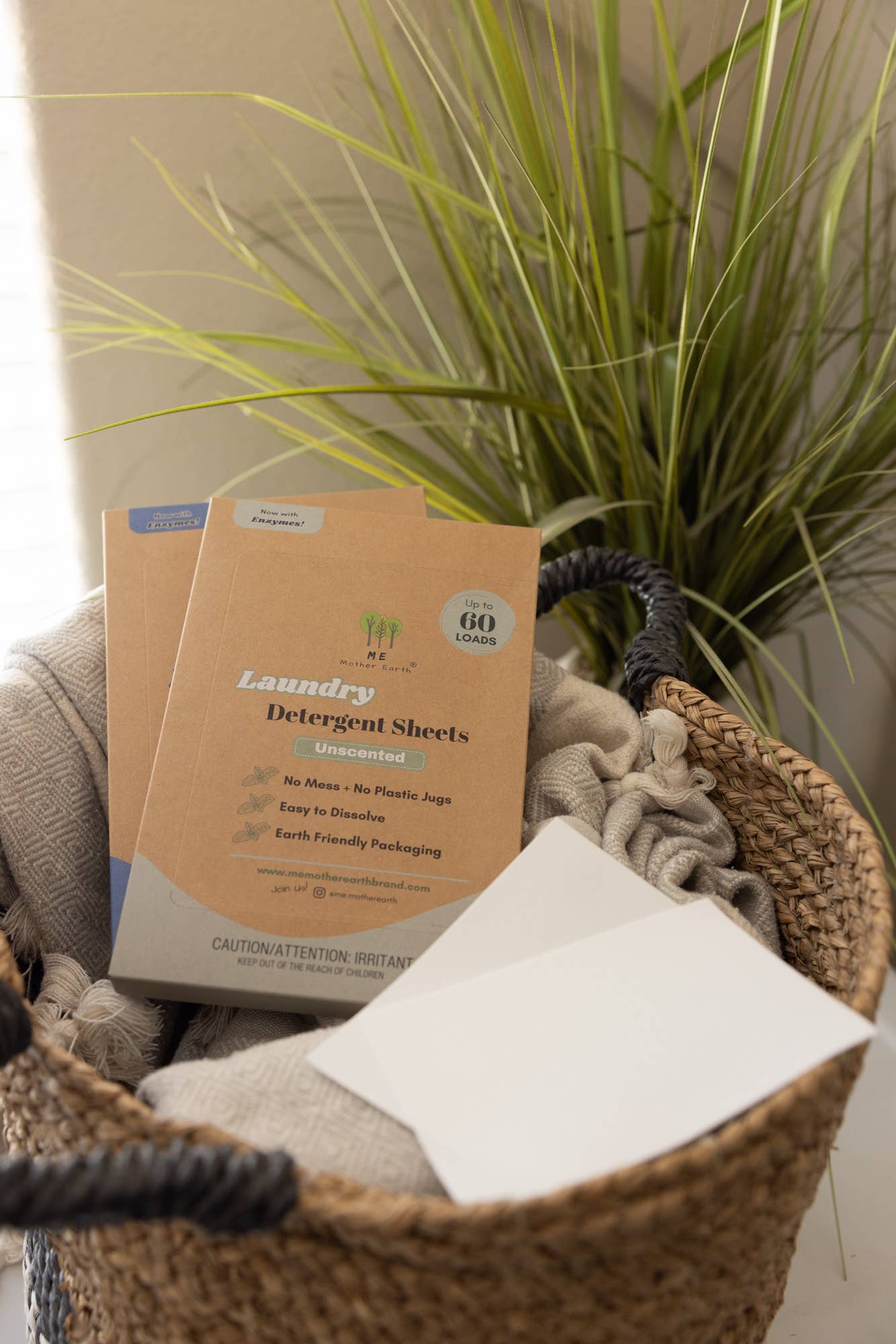 Me Mother Earth - Wholesale Laundry Detergent Powder/Pods - Laundry Detergent Sheets: 60 Loads - Unscented2