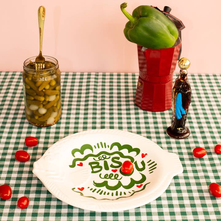 Pied De Poule - Wholesale Decorative Plate/Dish/Bowl - Dish Pack - Fish x 63