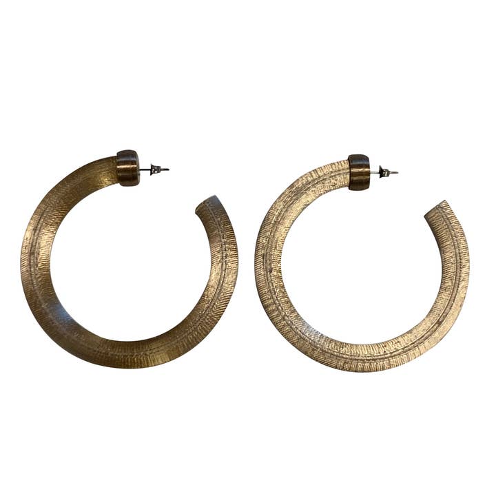 Metallic Kitanzi 60mm Coffee for wholesale by Imani Cowrie