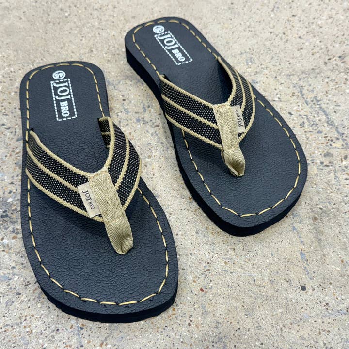 JOJ MAKLY Wholesale - Wholesale Flip Flops - Men's - j201 Makly Striped Thong Sandal Flip Flop15