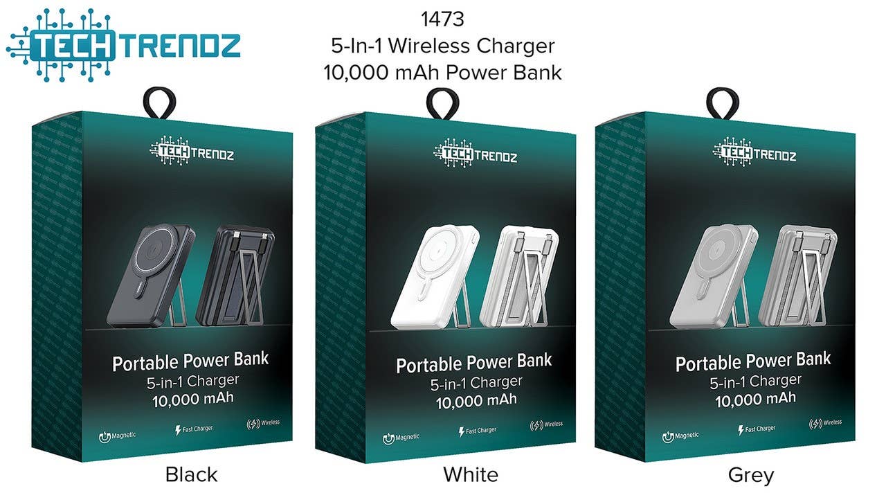 Tech Trendz - Wholesale Portable Charger - 5-in-1 Portable Charger3