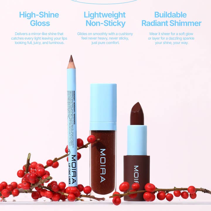 Moira Cosmetics – wholesale Lip-gloss – Lip Chic Shimmer Gloss (004, Chillax)5