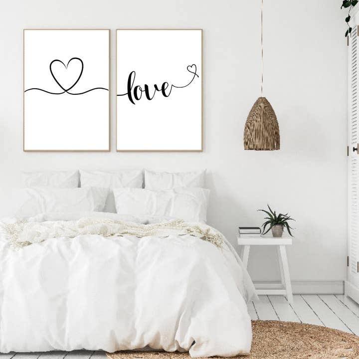 PRINTD image - Vendita all'ingrosso Stampa artistica - Poster d'amore, stampe tipografiche in bianco e nero, poster