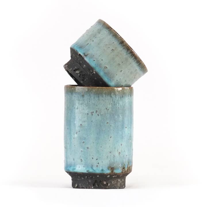 Iga-yaki Cup Hydrangea for wholesale by Asemi Co.