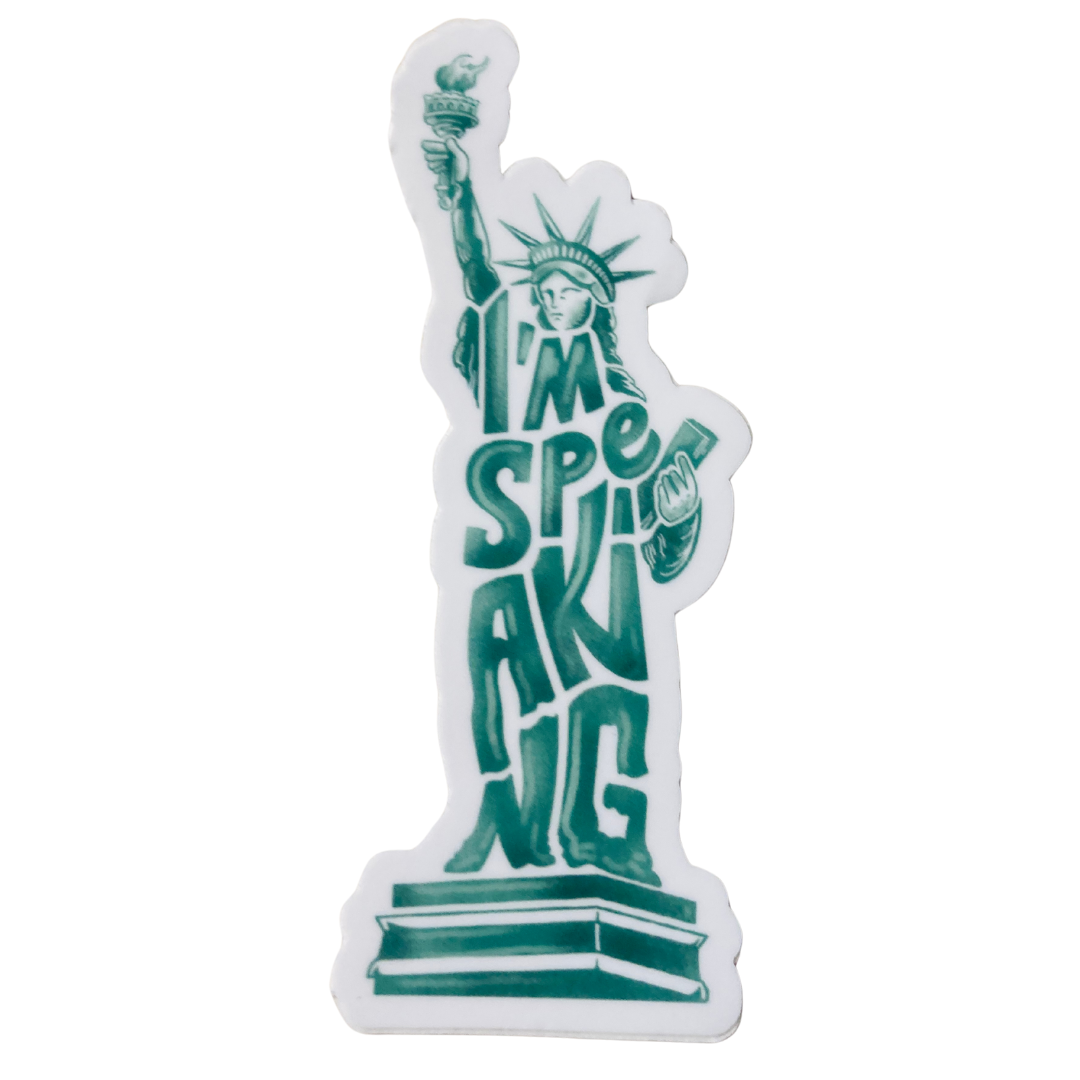 Denali & Co. – wholesale Klistermärke – Jag talar vinylklistermärke – Stå upp, tala ut, bli hörd6