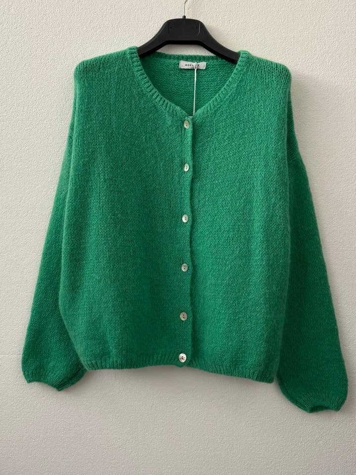 NOELINE - Wholesale Cardigan - Women's - Kid mohair and wool vest 753525
