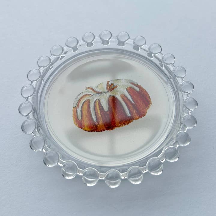 Bundt Cake Trinket Dish for wholesale by Ware Your Snacks