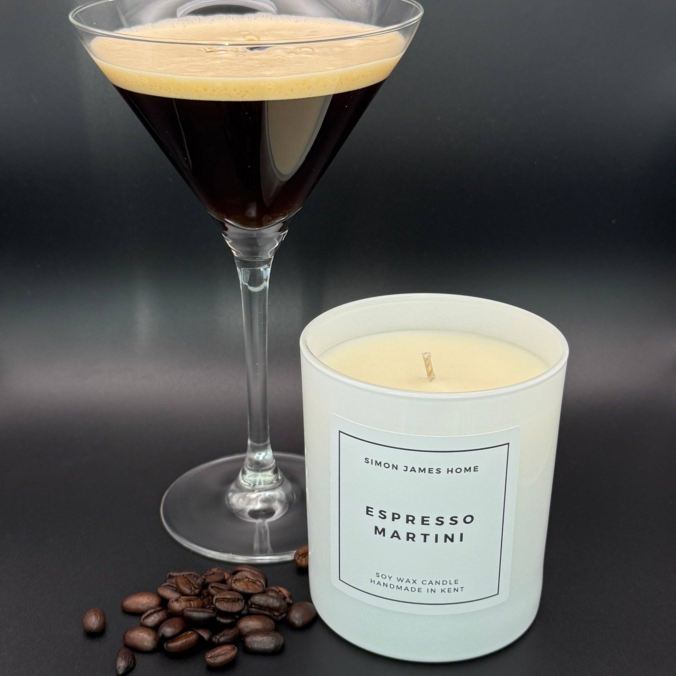 Simon James Home – wholesale Jar/filled candle – Espresso Martini Handmade Soy Wax Candle5