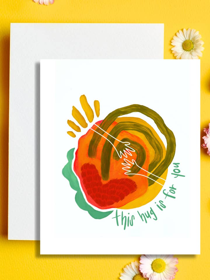 This Hug is for You Card for wholesale by Juliann Choe