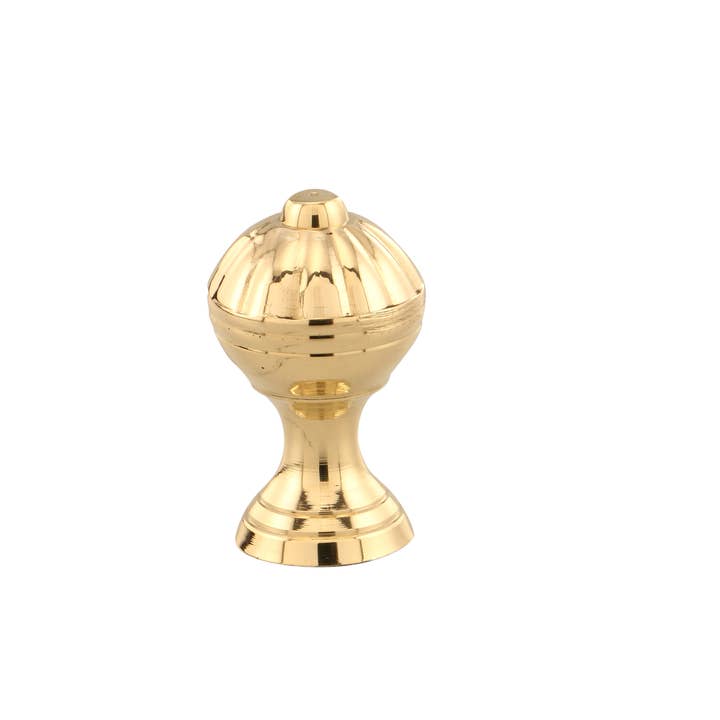 Puxador de Latão Redondo com Riscas Pequeno por atacado de Alza