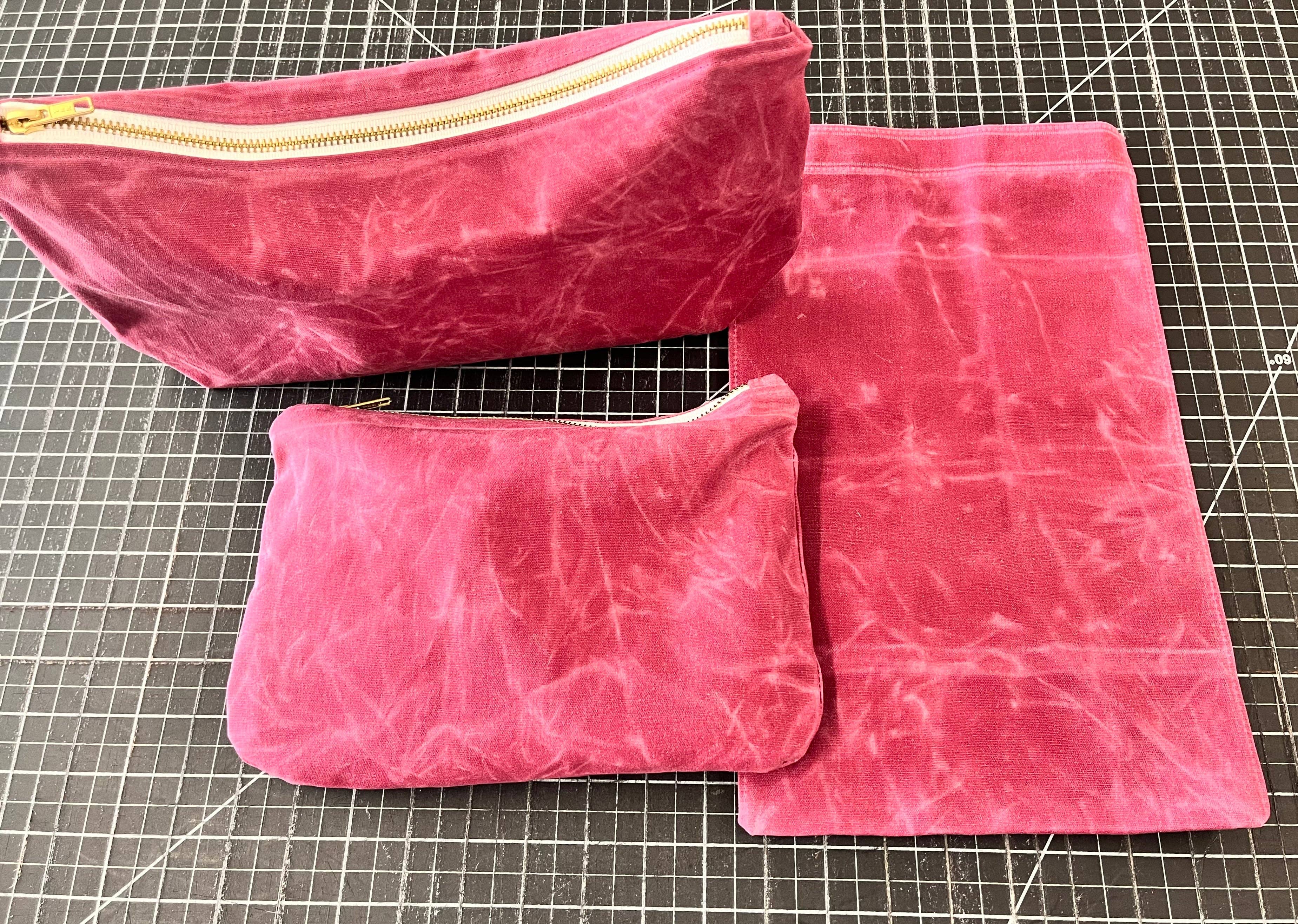 Newton Supply Co - Wholesale Makeup/Cosmetic Bag - waxed canvas cosmetic bag6