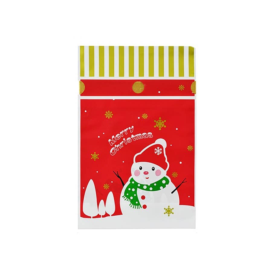 MULTI Christmas Theme Draw String Gift Bag for wholesale on Faire2