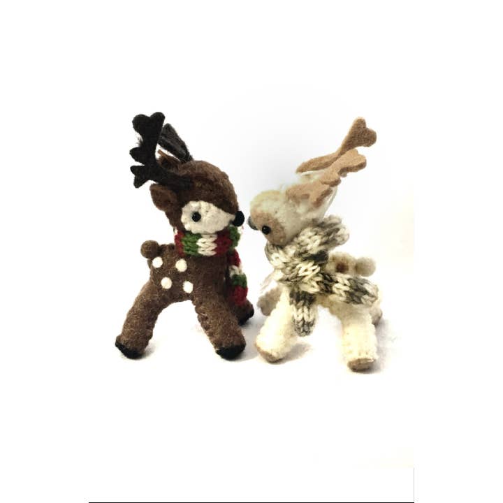 Ganesh Himal Trading – wholesale Ornament – Felt Reindeer Ornament