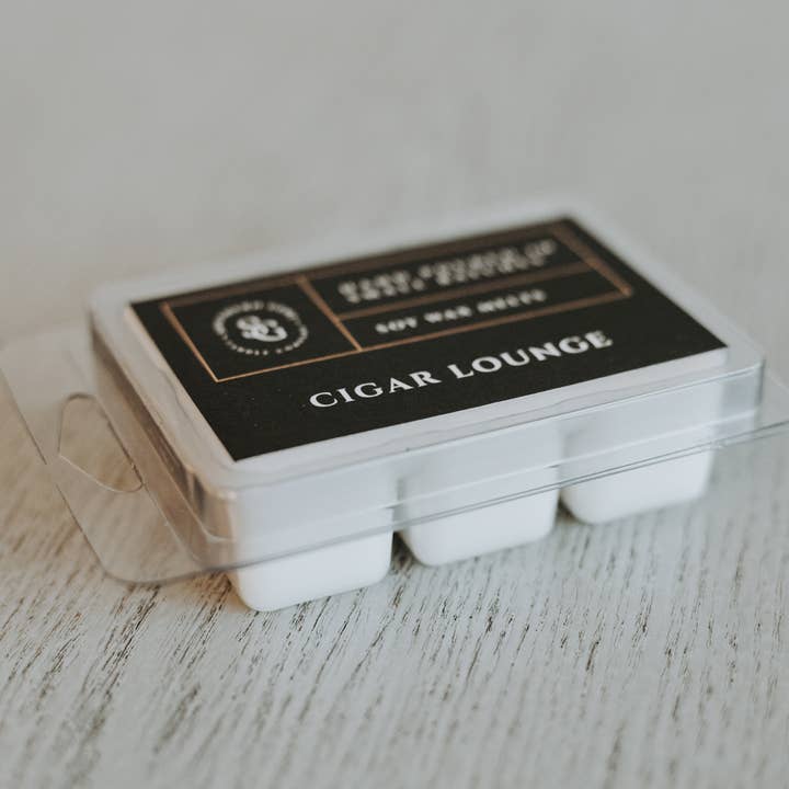 "Cigar Lounge" Soy/Coconut Wax Melt for wholesale by Southern Gent Candles