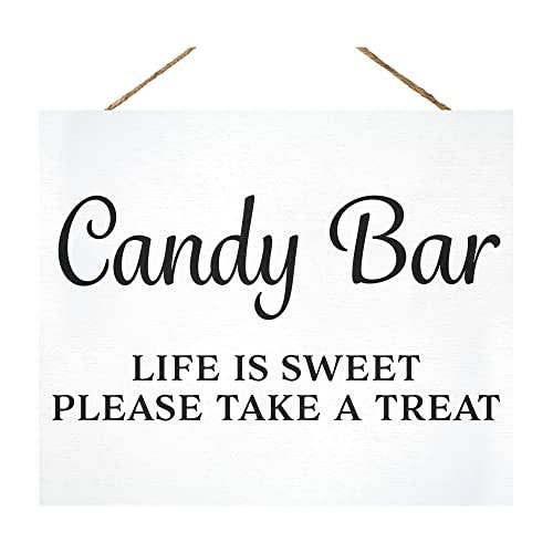 JennyGems - Wholesale Sign - Life Is Sweet! Candy Bar Please Take A Treat™ Wooden Sign1