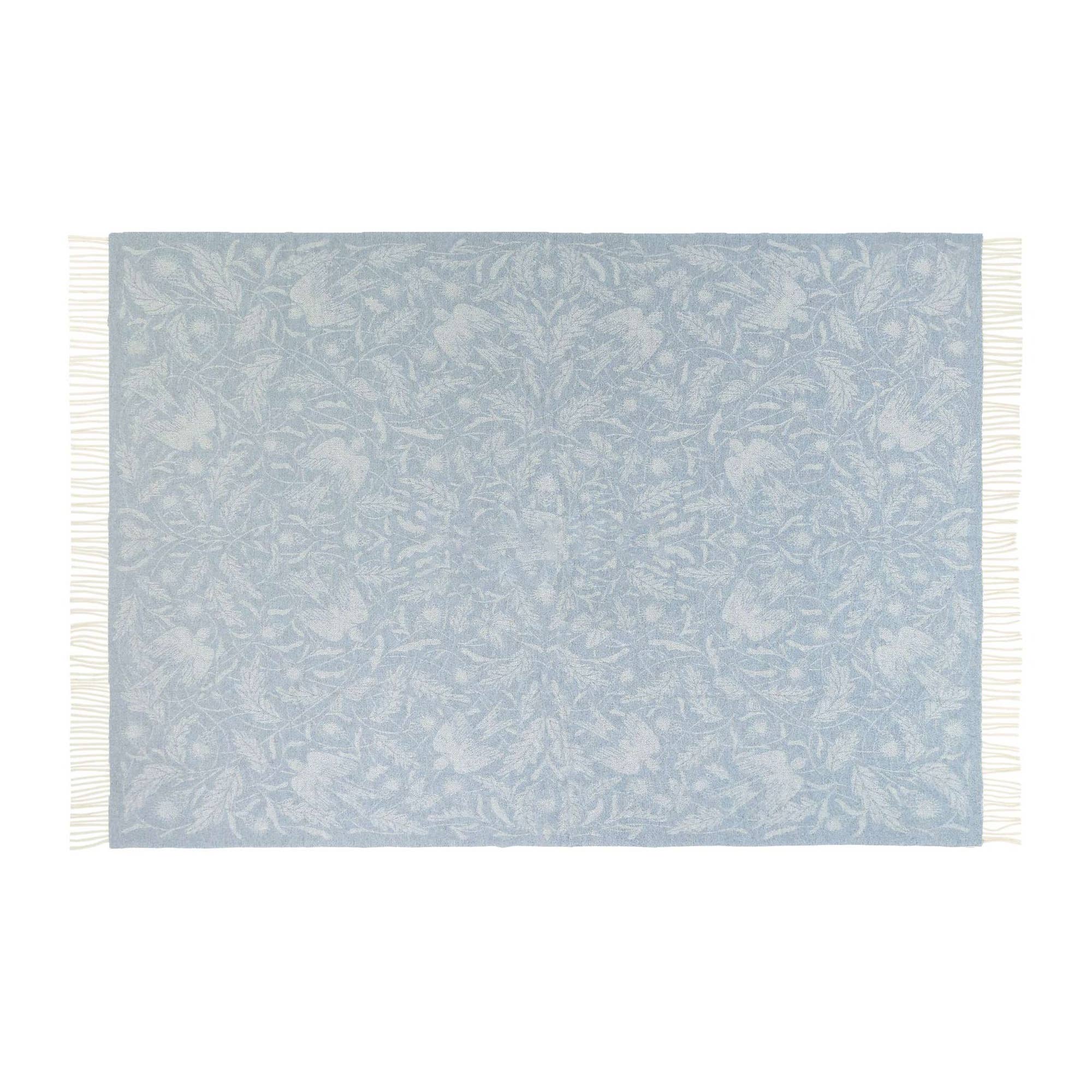 NorraVilla - Wholesale Throw Blanket - Merino Wool throw  Blanket William Morris style 1