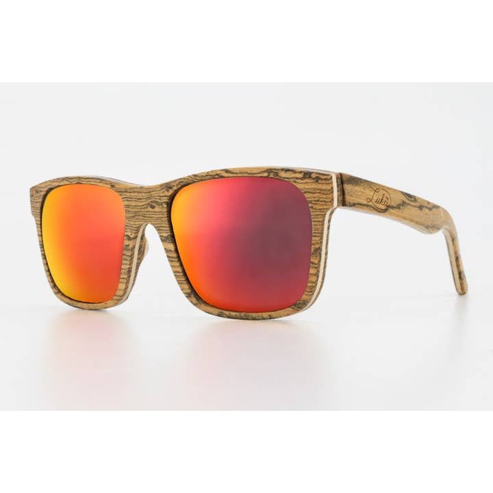 Skywatchers Bocote Frame - Polarized for wholesale by LUKE SHADES WOODEN EYEWEAR