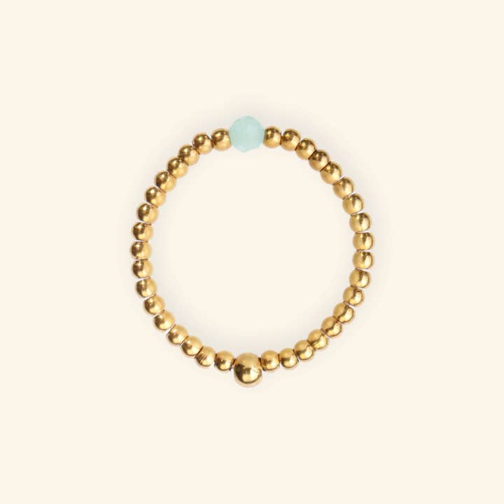 Ocean Blue Ring for wholesale by Mable Happiness