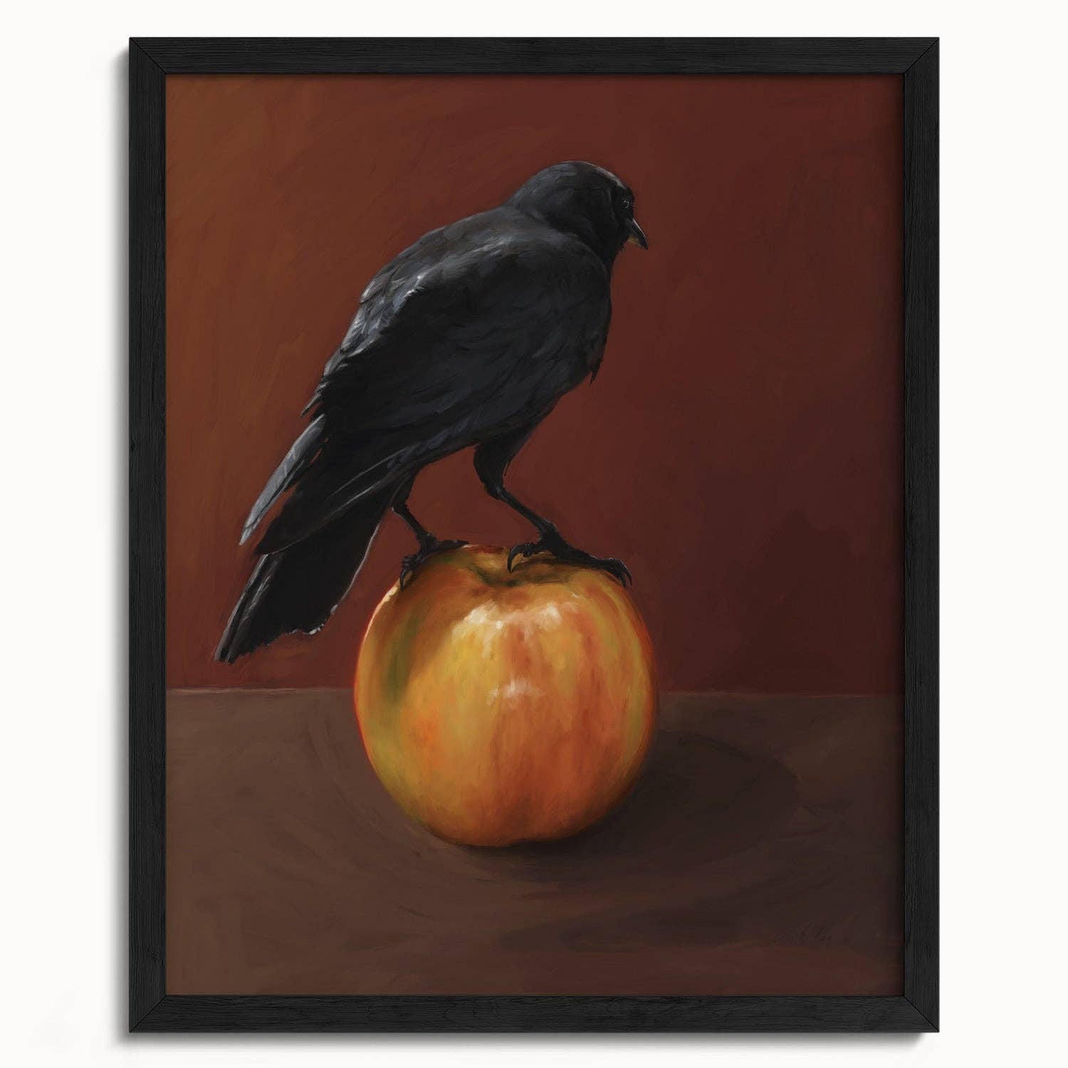 The Ugly Cat Studio - Wholesale Art Print - Moody City Crow Art Print18