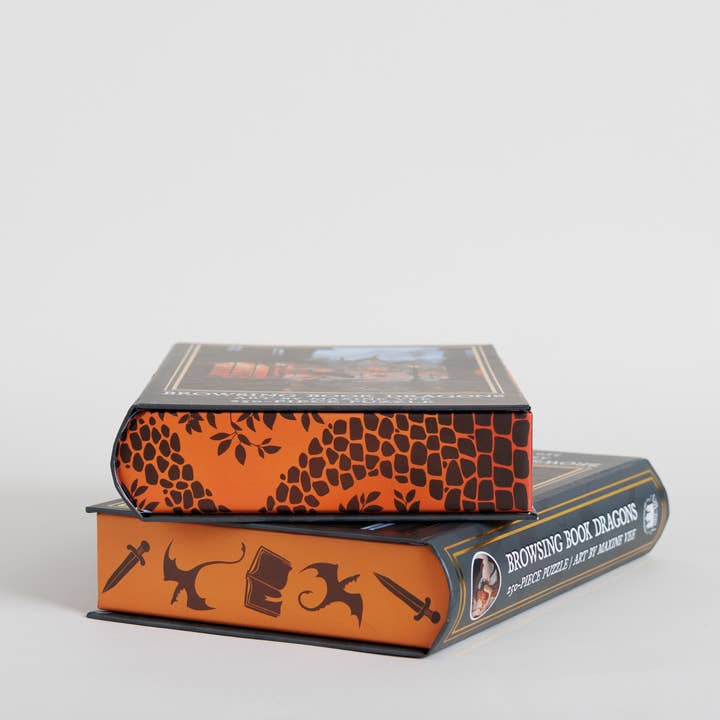 Kingdom of Threads - Wholesale Puzzle – Adult - Browsing Book Dragons Keepsake Puzzle3