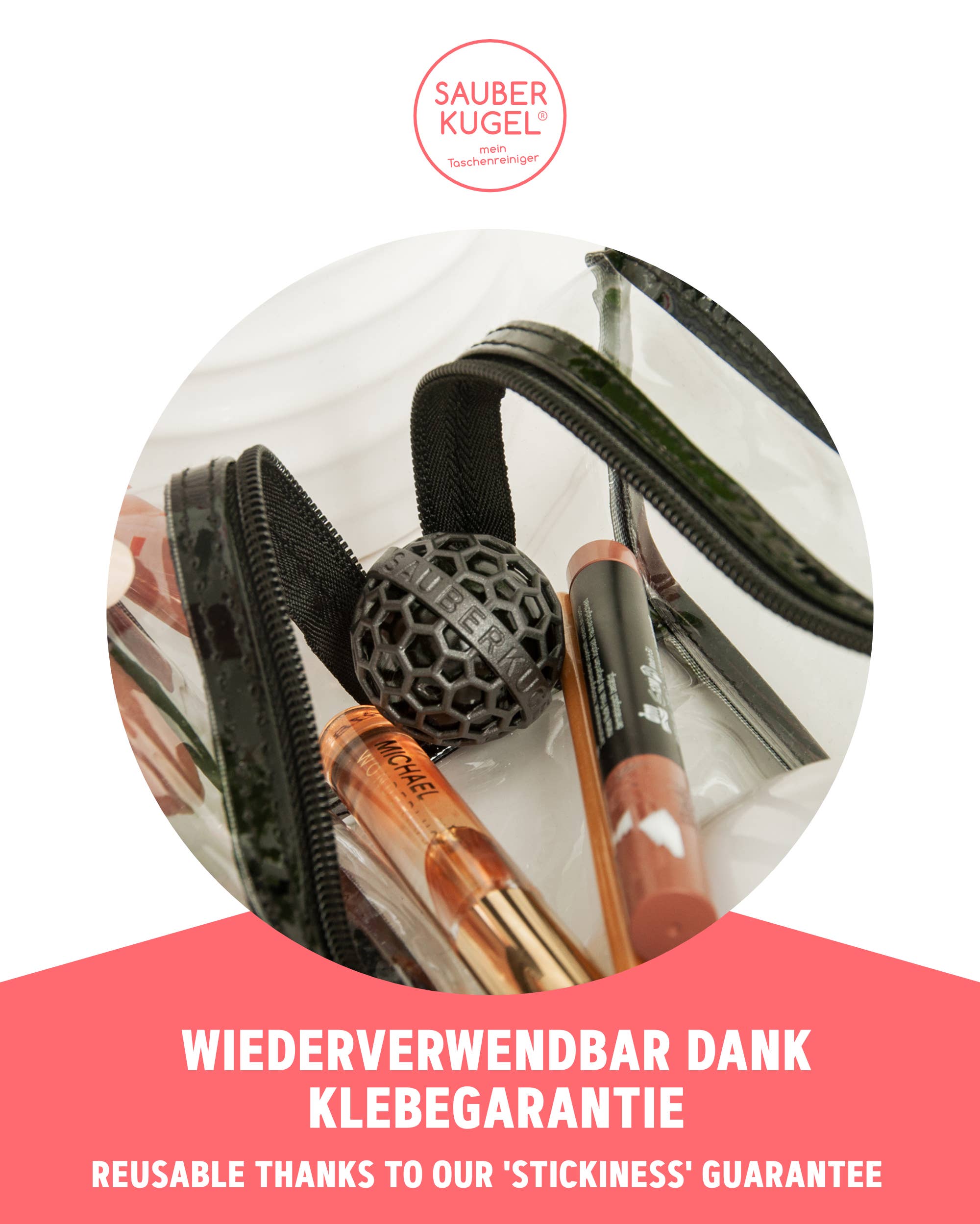 Sauberkugel - No Crumbs GmbH - Wholesale Cleaning Sponge - CLEAN BALL - MY BAG CLEANER - BLACK PEARL5