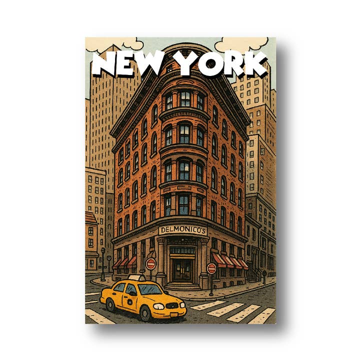 New York City Vykort - NYC Byggnad för wholesale av BigZoo Store