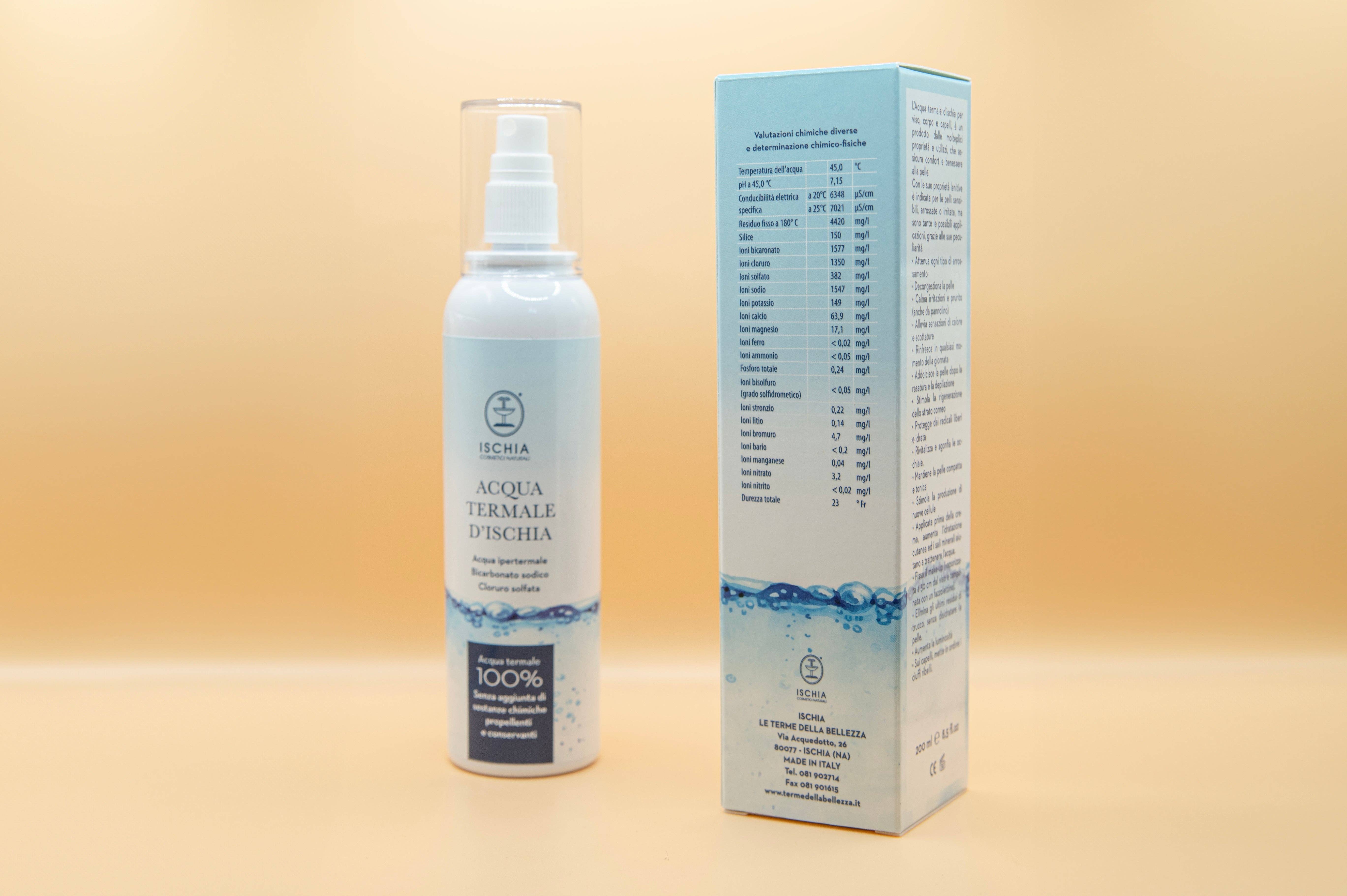 ISCHIA COSMETICI NATURALI - Wholesale Face & Body Mist/Water - ISCHIA THERMAL WATER 200 ml3