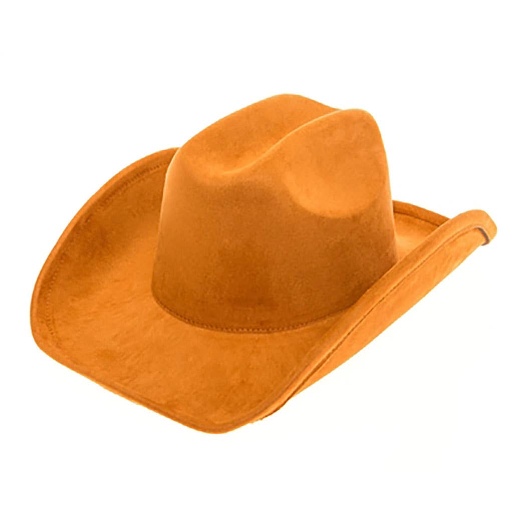 AdornWise - Wholesale Cowboy Hat - Unisex - Vegan Suede Western Cattleman Hat4