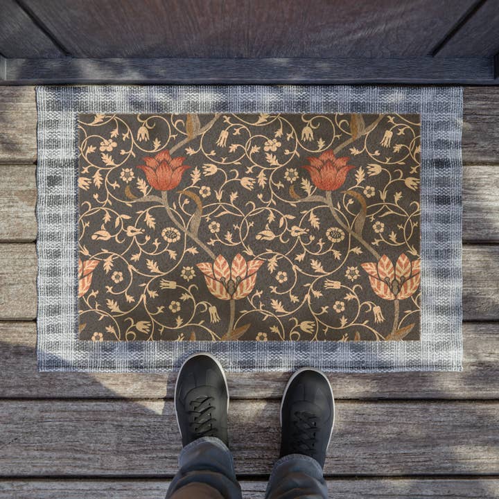Willy Morris Home Emporium - Wholesale Door mat - Coconut Coir Doormat inspired by William Morris - Medway2