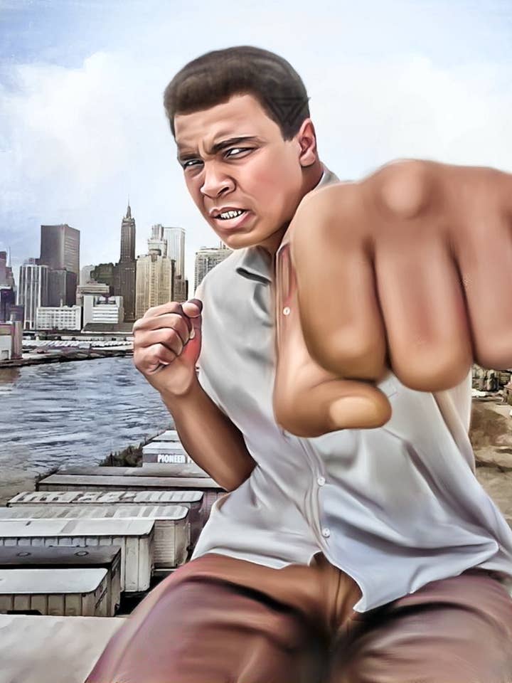 Muhammad Ali for wholesale by Wayne Flint Digital Portraits