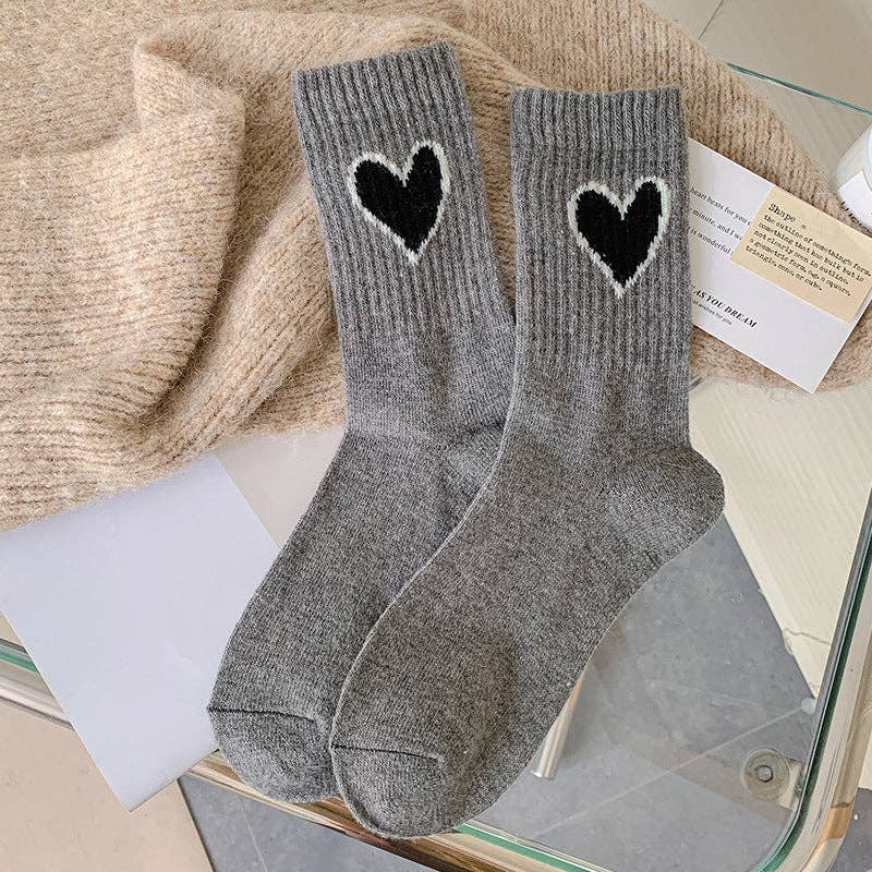 Gohobi （We cover U.S. import duties） - Wholesale Socks - Women's - Gohobi Wool Heart Socks2