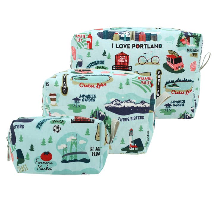 Dana Herbert - Wholesale Toiletry Bag - Women's - The Dopp Kit Set - Small, Medium, and Large (Save $2.50)1