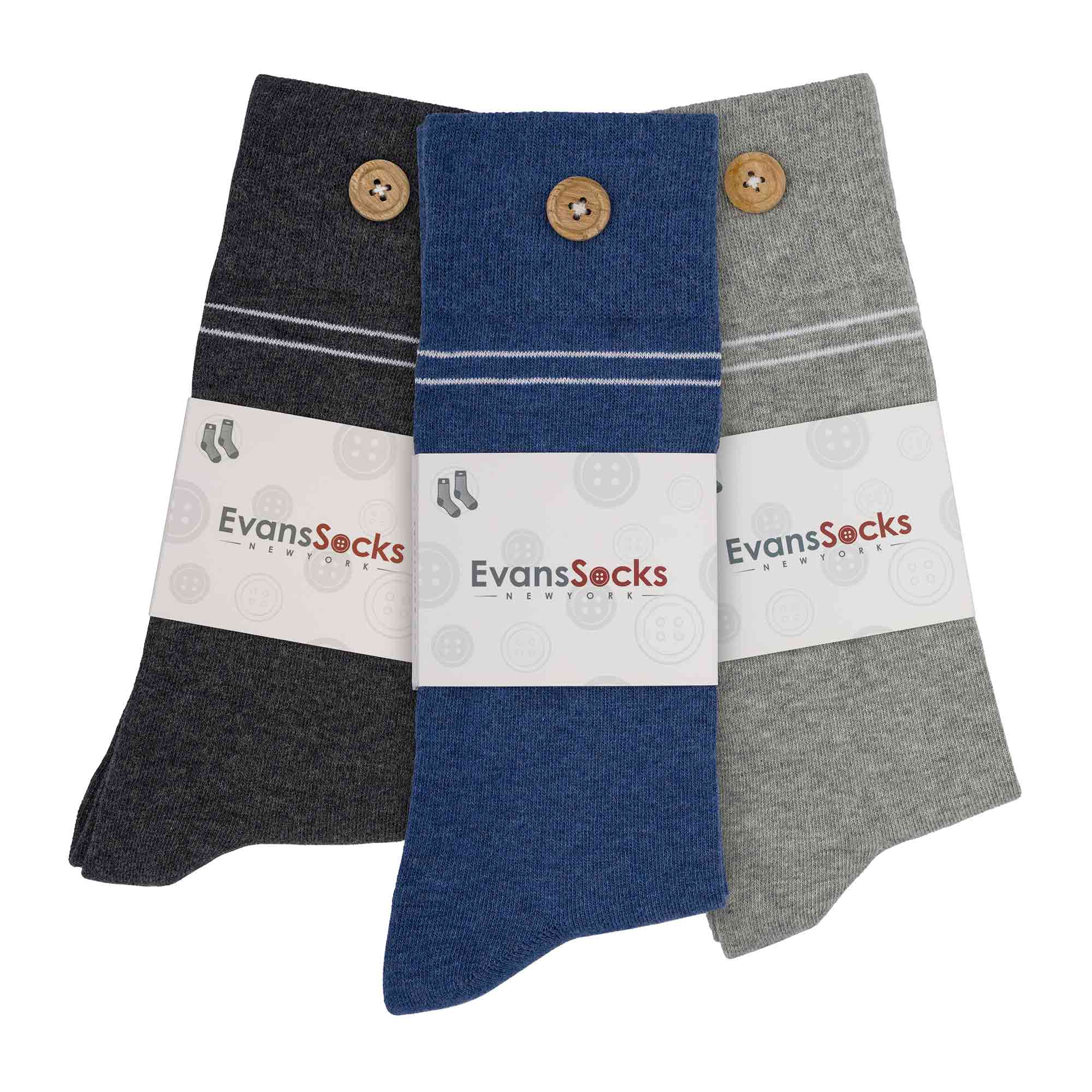 EvansSocks - Wholesale Socks - Unisex - The Classics Dress Sock Value Pack0