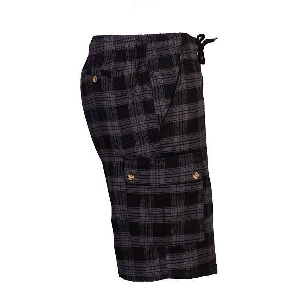 Generation XYZ - Wholesale Shorts - Men's - Plaid Cargo shorts (HF-3101)