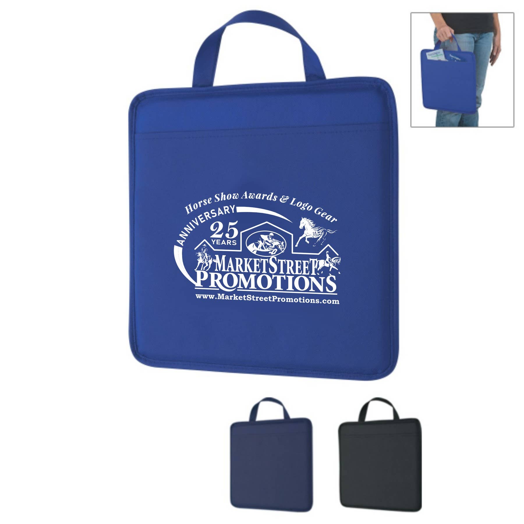 Market Street Promotions - Wholesale Chair Cushion - Supportive Stadium Cushion0