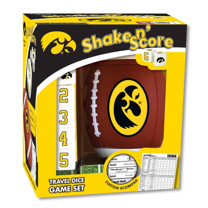 Masterpieces Puzzles - Wholesale Dice - Iowa Hawkeyes Shake n' Score
