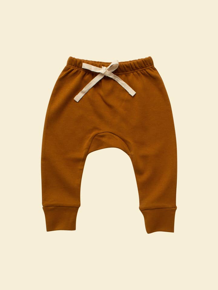 Ocre Pantalon à cordon - Ocre | Organic en vente sur Faire0