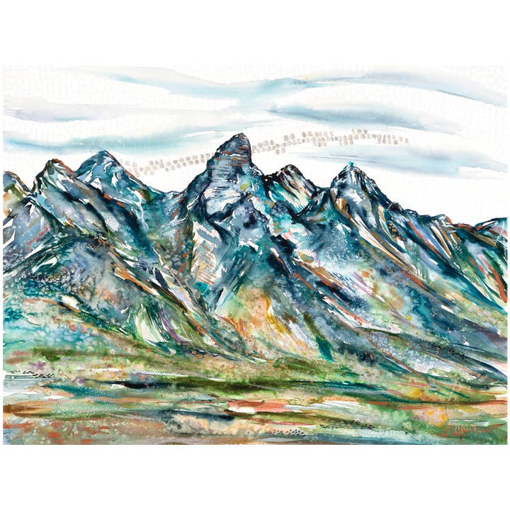 Grand Tetons - Fine Art Print for wholesale by Create Joy Project