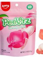 Peelerz Gummy Peach 12 count for wholesale by Mr. YuYu's Chililicious Candy