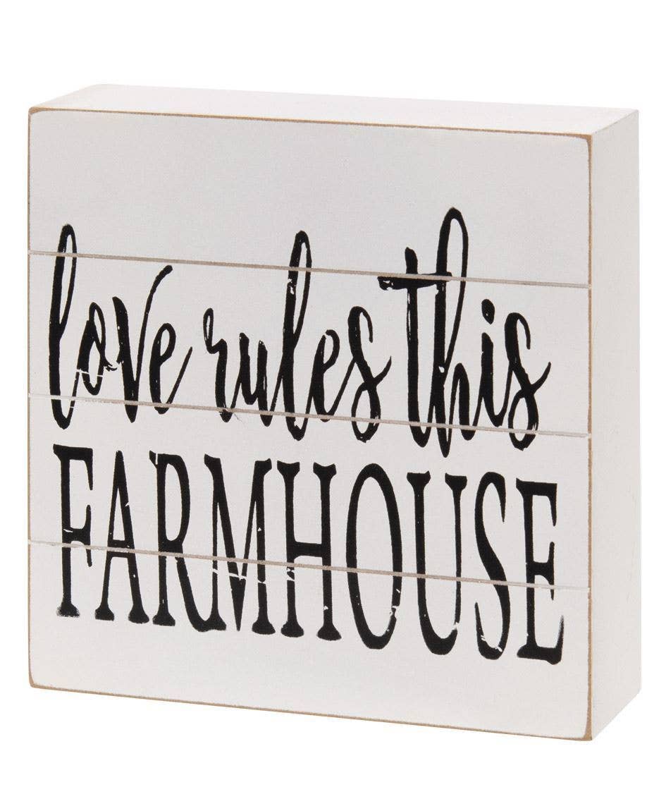 Col House Designs - Wholesale Sign - Farmhouse Shiplap Box Sign 3/Assorted2